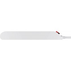 REGLETA 4 TOMAS SCHUKO+INT+2xUSB BLANCA