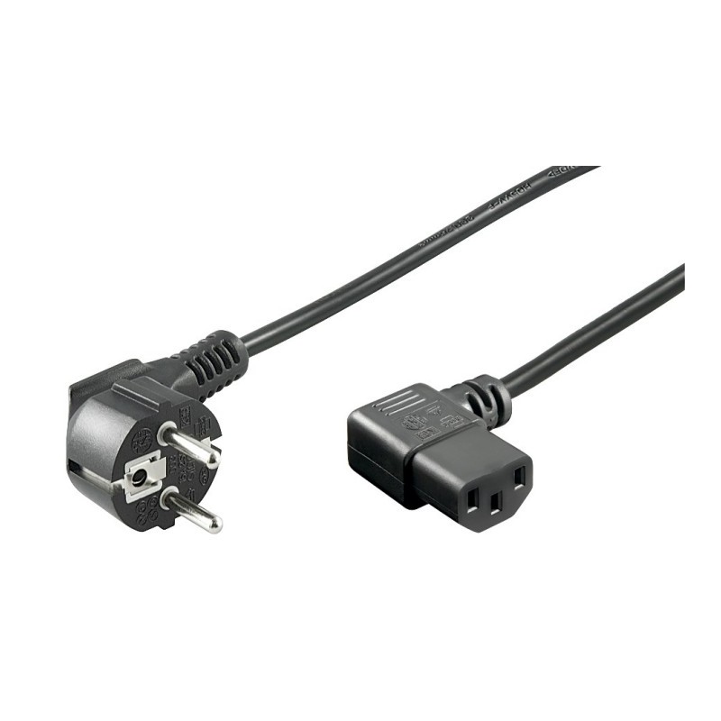 CABLE ALIMENTACION RED-CPU C13 CODO 2M