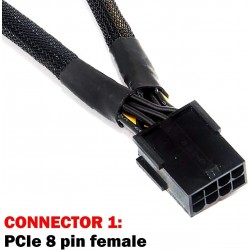 CABLE ADAPTADOR GPU 12H-2x6+2 Pines