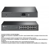 SWITCH POE 8+8 PUERTOS 10/100/1000 110W