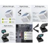 FOCO LED 4W 500lm IP65+SENSOR+SOLAR BLAN