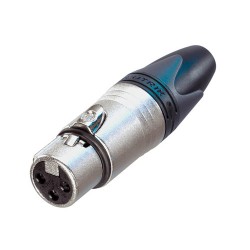 CONECTOR XLR3 HEMBRA AEREO NIKEL NEUTRIK
