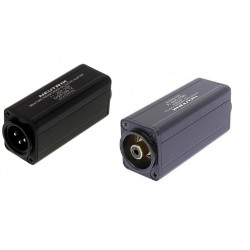 ADAPTADOR IMPEDANCIA XLR3 M-1xRCA H NEGR