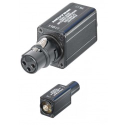 ADAPTADOR IMPEDANCIA XLR3 H-BNC H NEUTRI