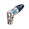 CONECTOR XLR5 H CODO AEREO NIKEL NEUTRIK