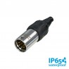 CONECTOR XLR5 MACHO AEREO IP65 NEUTRIK