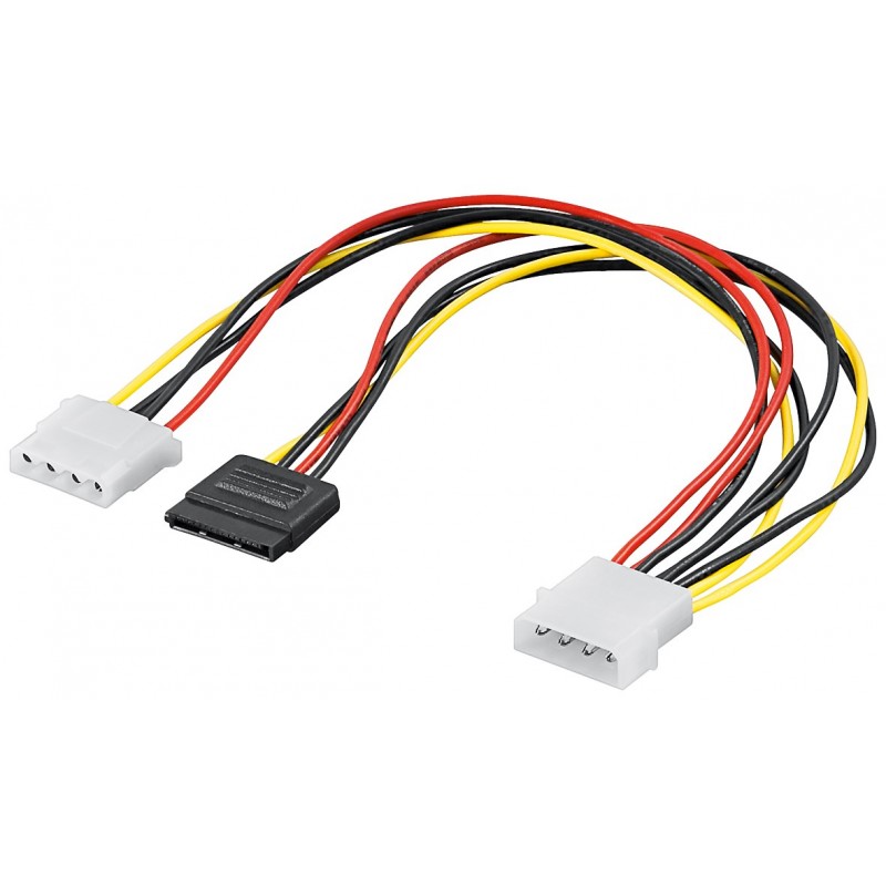 CABLE ALIMENTACION SATA 15p-5.25 MH 30cm