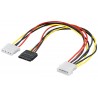 CABLE ALIMENTACION SATA 15p-5.25 MH 30cm