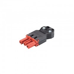 CONECTOR WIELAND ST18 HEMBRA 3 POLOS ROJ