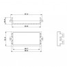 MODULO CIEGO 45x22,5 ( Blanco /4 ) VALUE