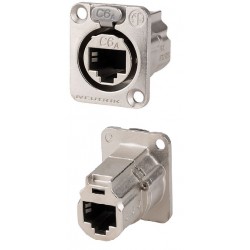 CONECTOR RJ45 DOBLE H CAT6APANEL NEUTRIK