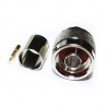CONECTOR N MACHO RG214 CRIMPAR COAX