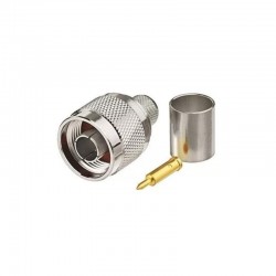 CONECTOR N MACHO RG213 CRIMPAR