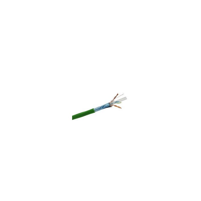 CABLE FTP CAT6 RIGIDO VERDE LSZH 3M(500)