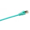 CABLE SSFTP CAT6 RJ45 M-M 0,5M TURQUESA