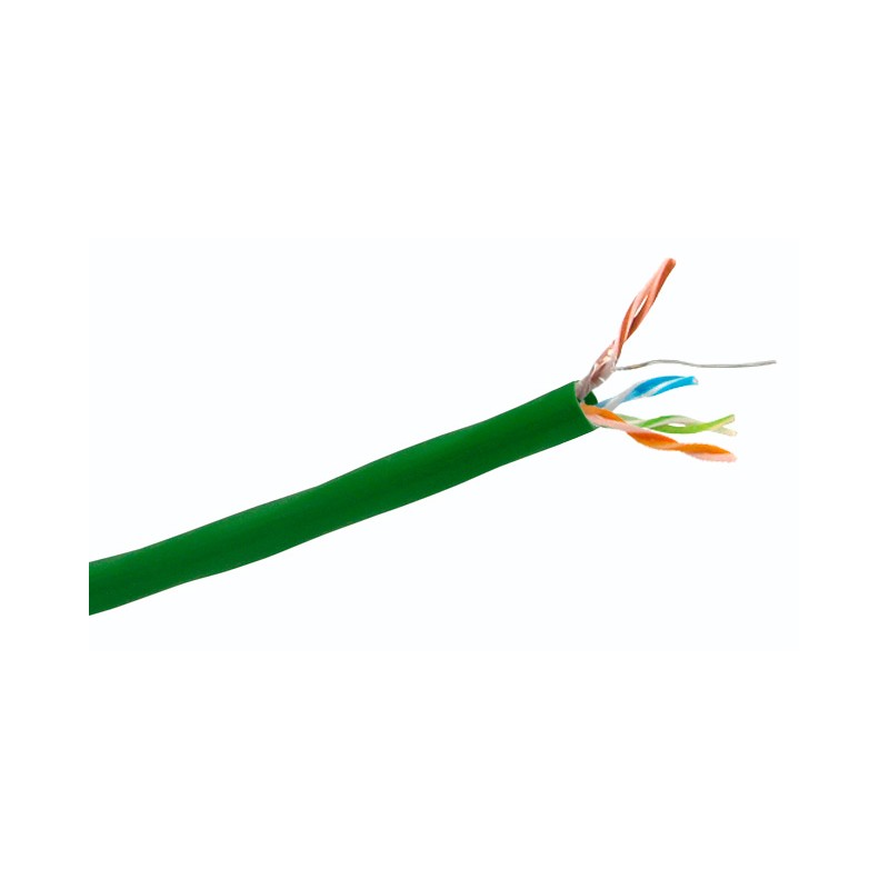 CABLE UTP CAT6 RIGIDO VERDE LSZH 3M(305)