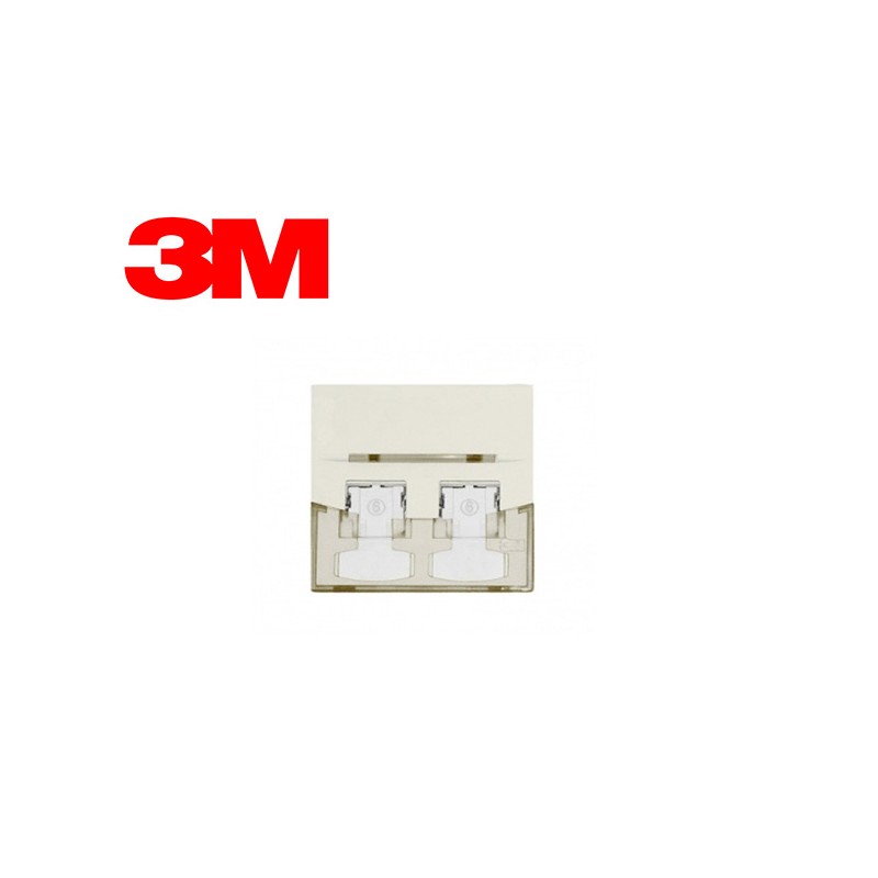 MODULO 45x45 2xRJ45 SIN G-POLVO KEY BLAN