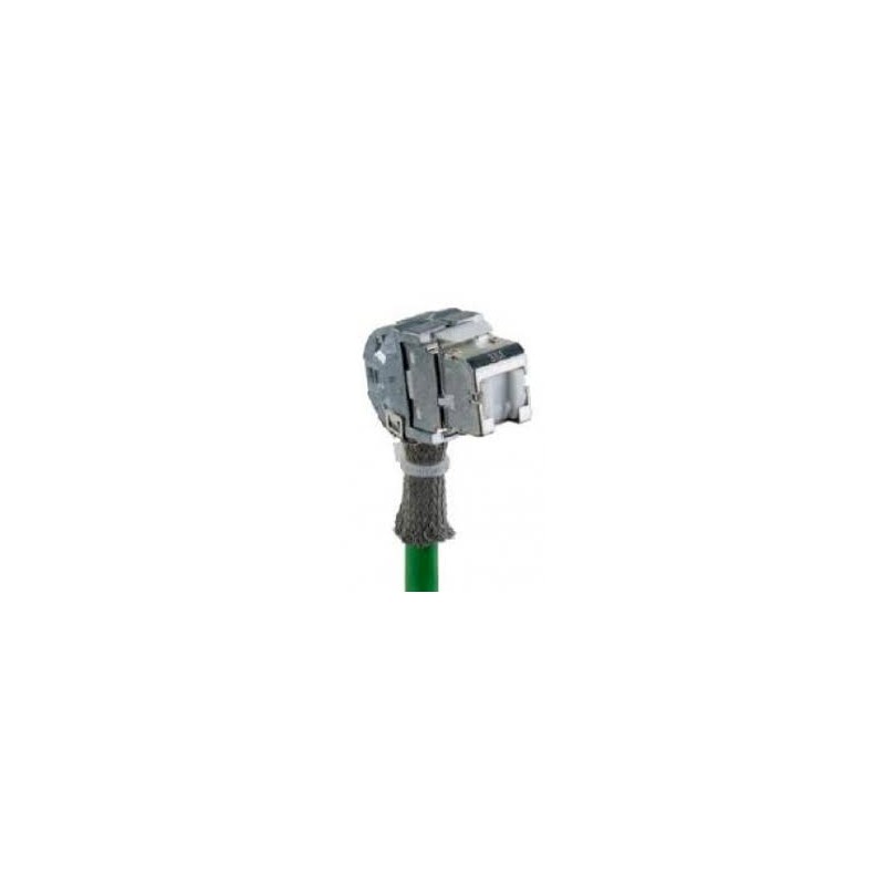 CONECTOR RJ45 HEMBRA FTP CAT6 CODO