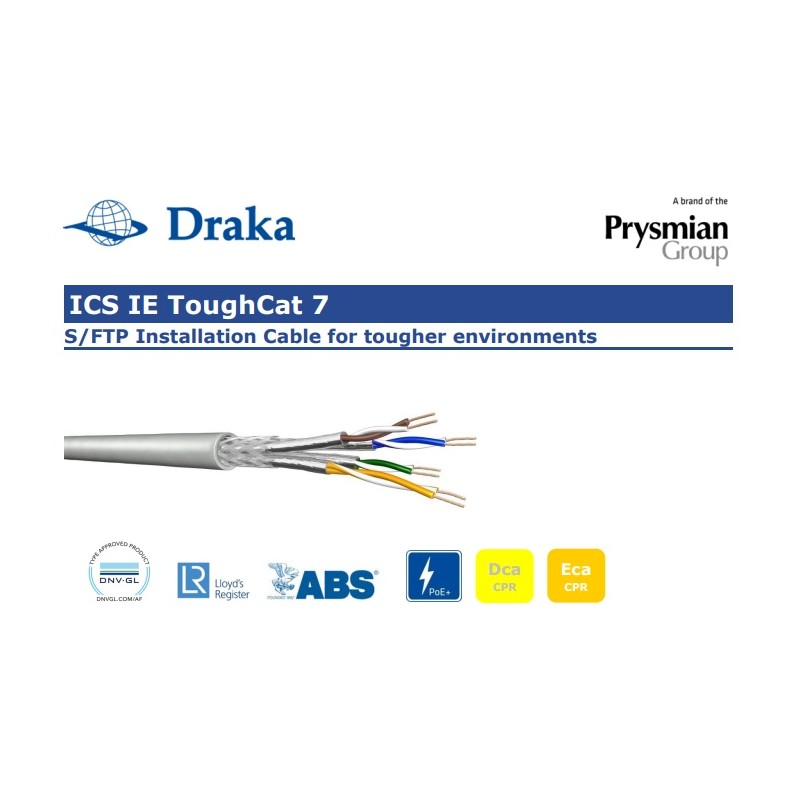 CABLE SFTP CAT7 RIGIDO LSZH MARINO