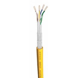 CABLE SFTP CAT8 RIGIDO 2G AMARILLO LSZH