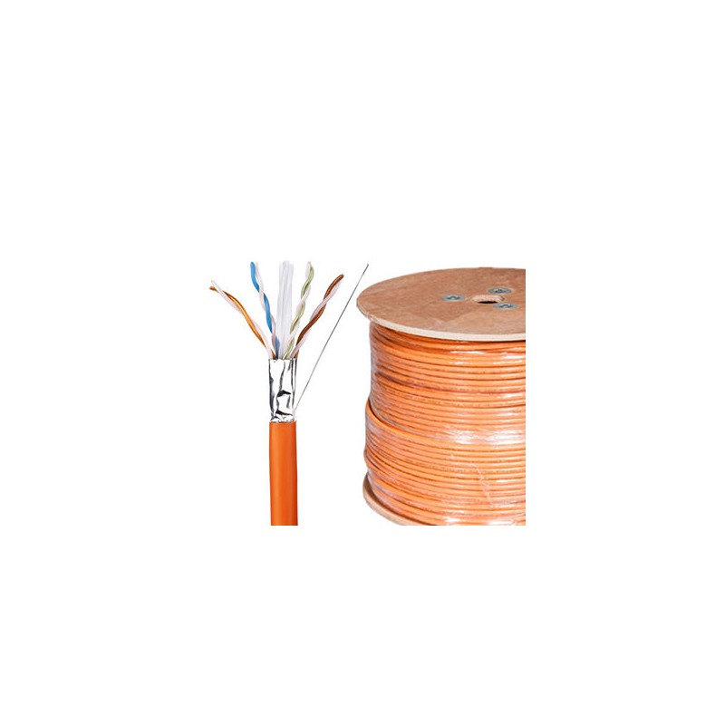 CABLE FTP CAT6 FLEXIBLE NARANJA LSZH