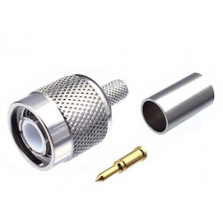 CONECTOR TNC MACHO RG223U CRIMPAR
