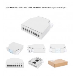 CAJA METALICA CARRIL DIN 8xLC Duplex