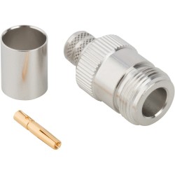 CONECTOR N HEMBRA RG213 CRIMPAR