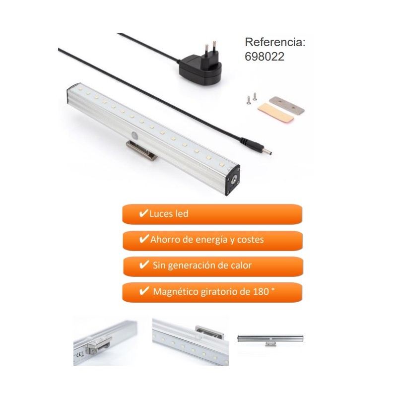 PANEL 19 ILUMINACION RACK LED CON SENSOR