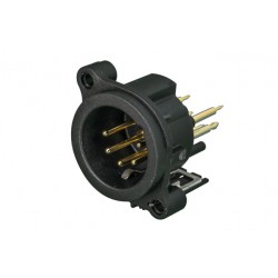 CONECTOR XLR5 MACHO C/I RECTO NEUTRIK