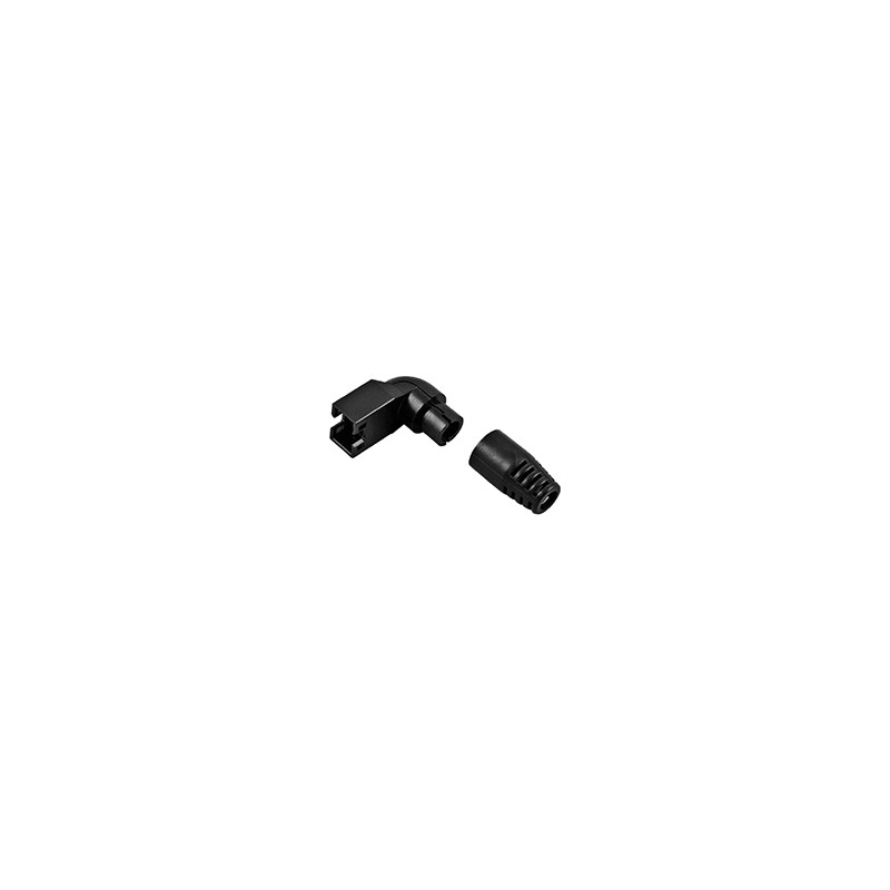 CAPUCHON PARA RJ45 MACHO FTP CAT6 CODO