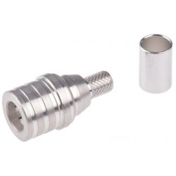 CONECTOR QMA MACHO RG58 LMR195 AEREO