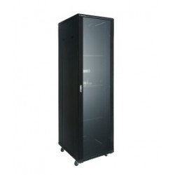 RACK 19" 42U 800x1200 PUERTA D CRIS T PE