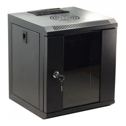 RACK MURAL 10" 9U NEGRO