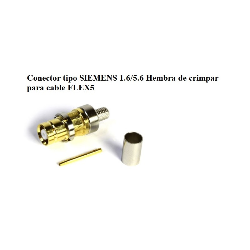 CONECTOR 1.6/5.6 HEMBRA FLEX5 CRIMPAR