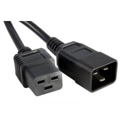 CABLE ALIMENTACION C19 H-C20 M 2M NEGRO