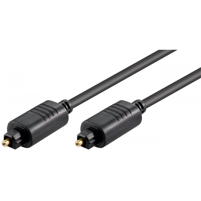 CABLE AUDIO TOSLINK M-M 5MTS NEGRO ø 5