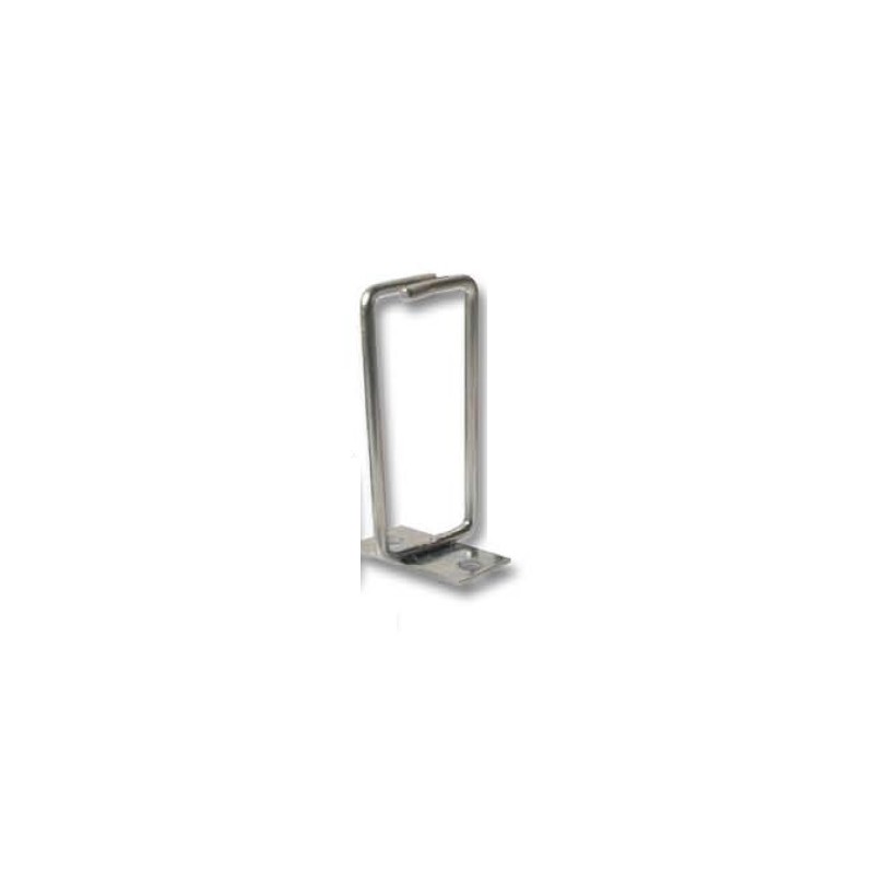 ESTRIBO GUIACABLES 1U ACERO 80X40mm