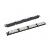 PANEL 19" 24P CAT6 UTP RJ45 CON GUIA NEG