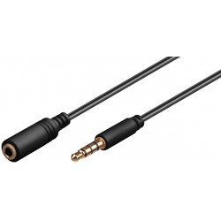 CABLE MINIJACK 4POLOS M-H...