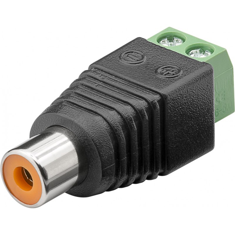 ADAPTADOR TERMINAL BLOCK RCA HEMBR-BORNA