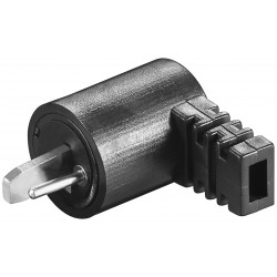 CONECTOR AUDIO PUNTO RAYA MACHO CODO 90º