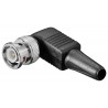 CONECTOR BNC MACHO CODO 90º con CAPUCHON