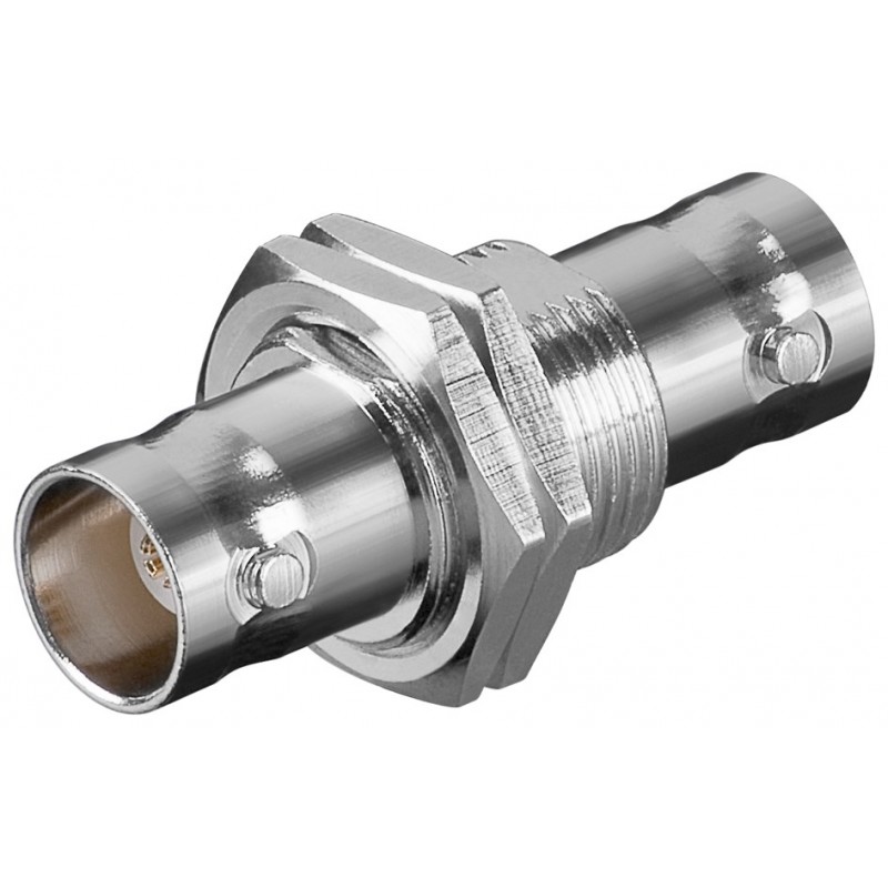 ADAPTADOR BNC H-H SIN AISLAR PANEL 50Ohm
