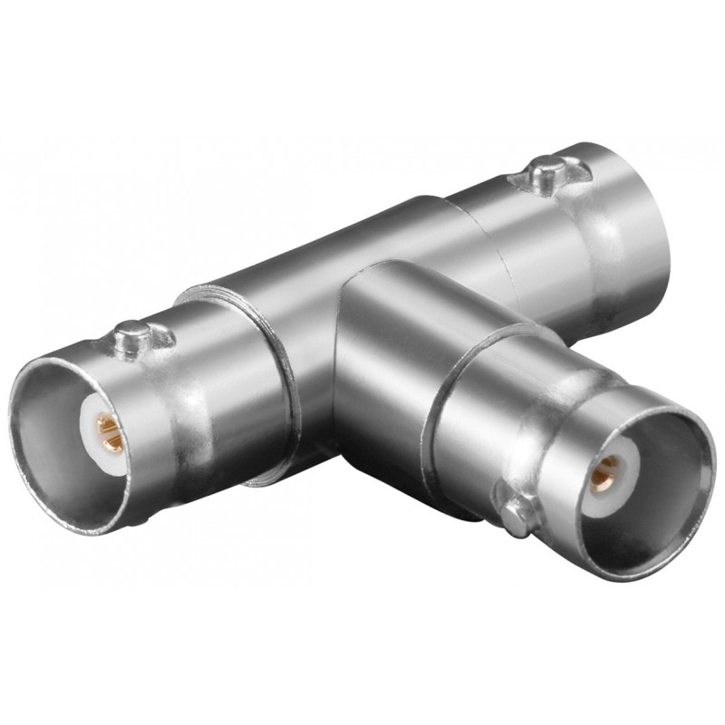 ADAPTADOR BNC H-2 HEMBRAS EN "T"