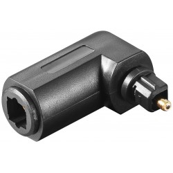 ADAPTADOR TOSLINK M-H CODO 90º