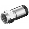 CONECTOR F MACHO COMPRESION 7mm COBRE