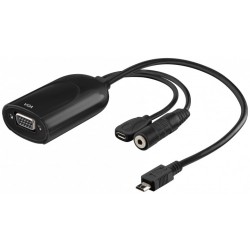 CABLE OTG MHL MICRO USB B-VGA