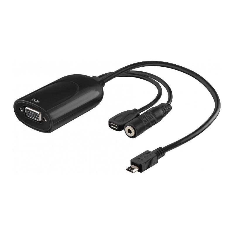CABLE OTG MHL MICRO USB B-VGA