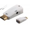 ADAPTADOR HDMI M a VGA H + AUDIOPASTILLA